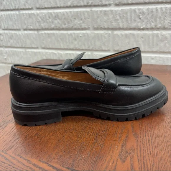 Madewell Bradley Lugsole Loafer Black 9 - Picture 2 of 9